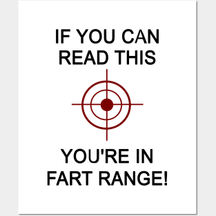 If you can read this you're in fart range funny Halloween costumes Posters and Art